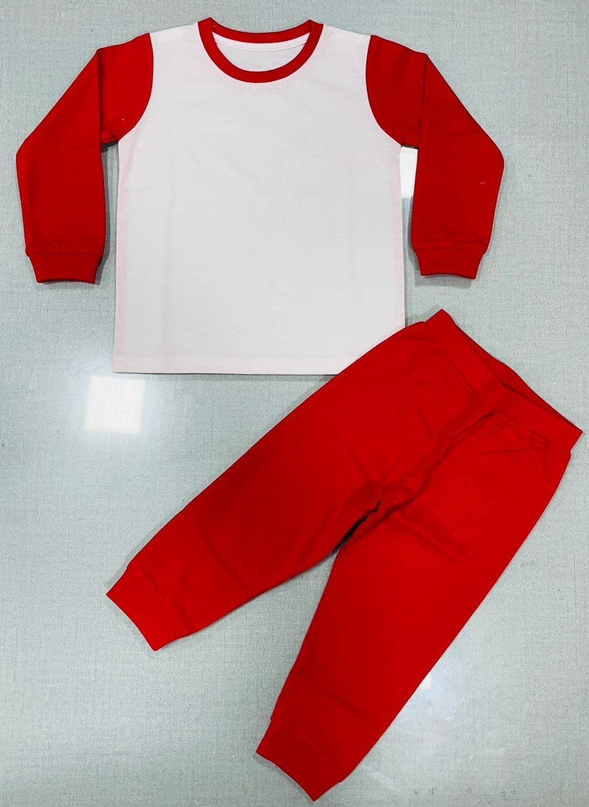 Adults Sublimation PJs – RED