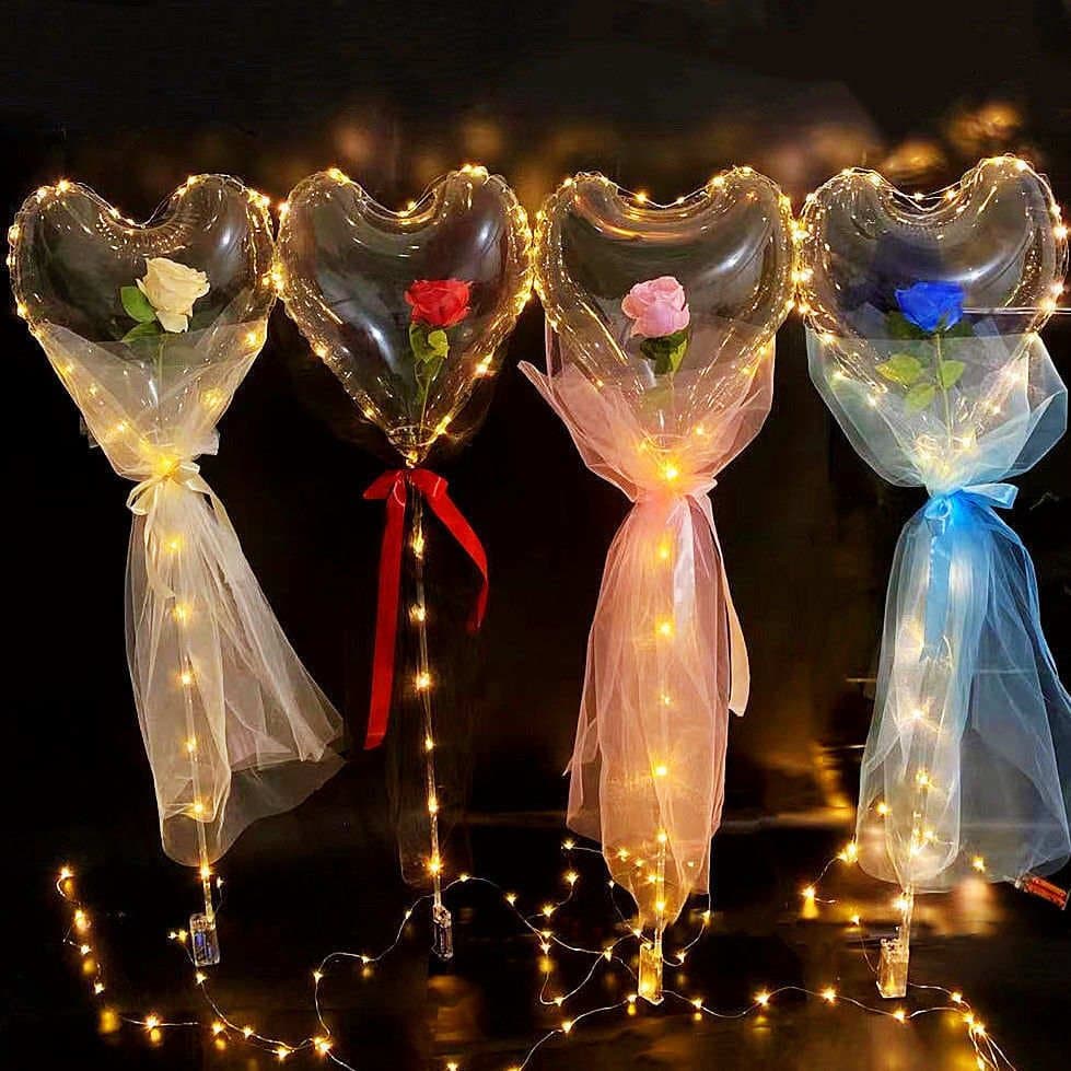 Bobo Balloon with Roses set - 3