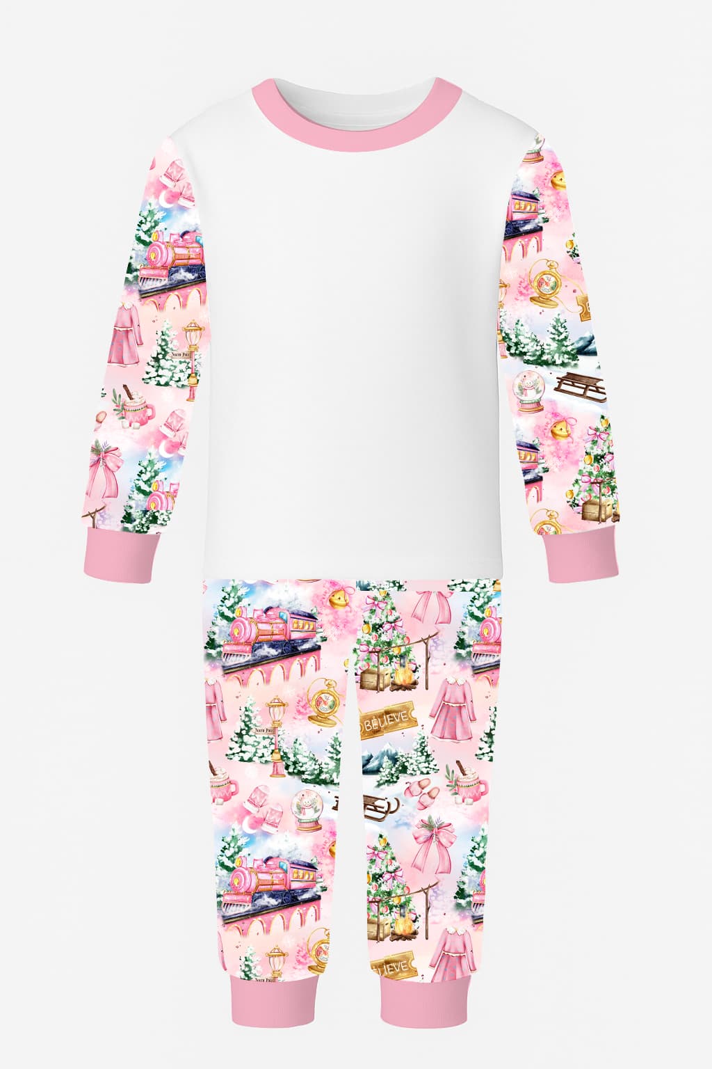 The Pink Express Pjs – ADULTS (Preorder)