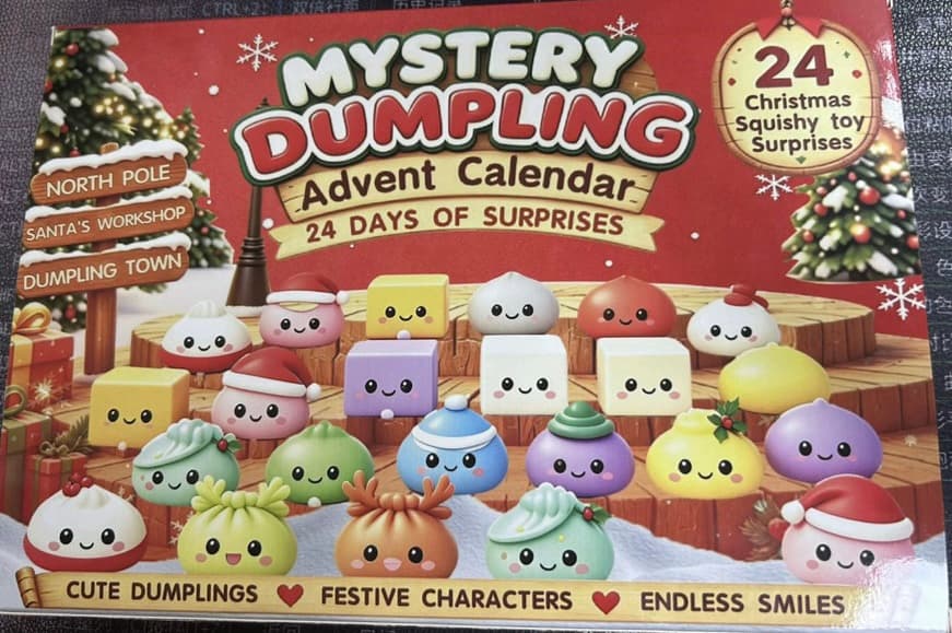 Squishy Dumpling Advent Calendar – PREORDER