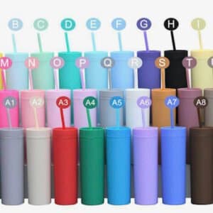 Double Walled Acrylic Tumbler - 16oz