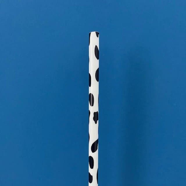 Straws - Cow Print