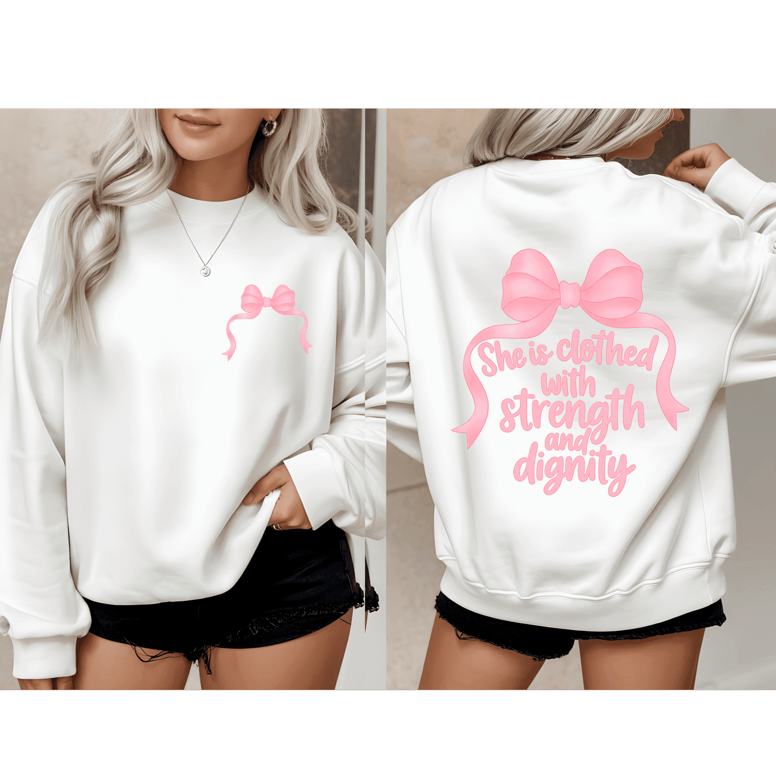 Strength & Dignity Pink- DTF