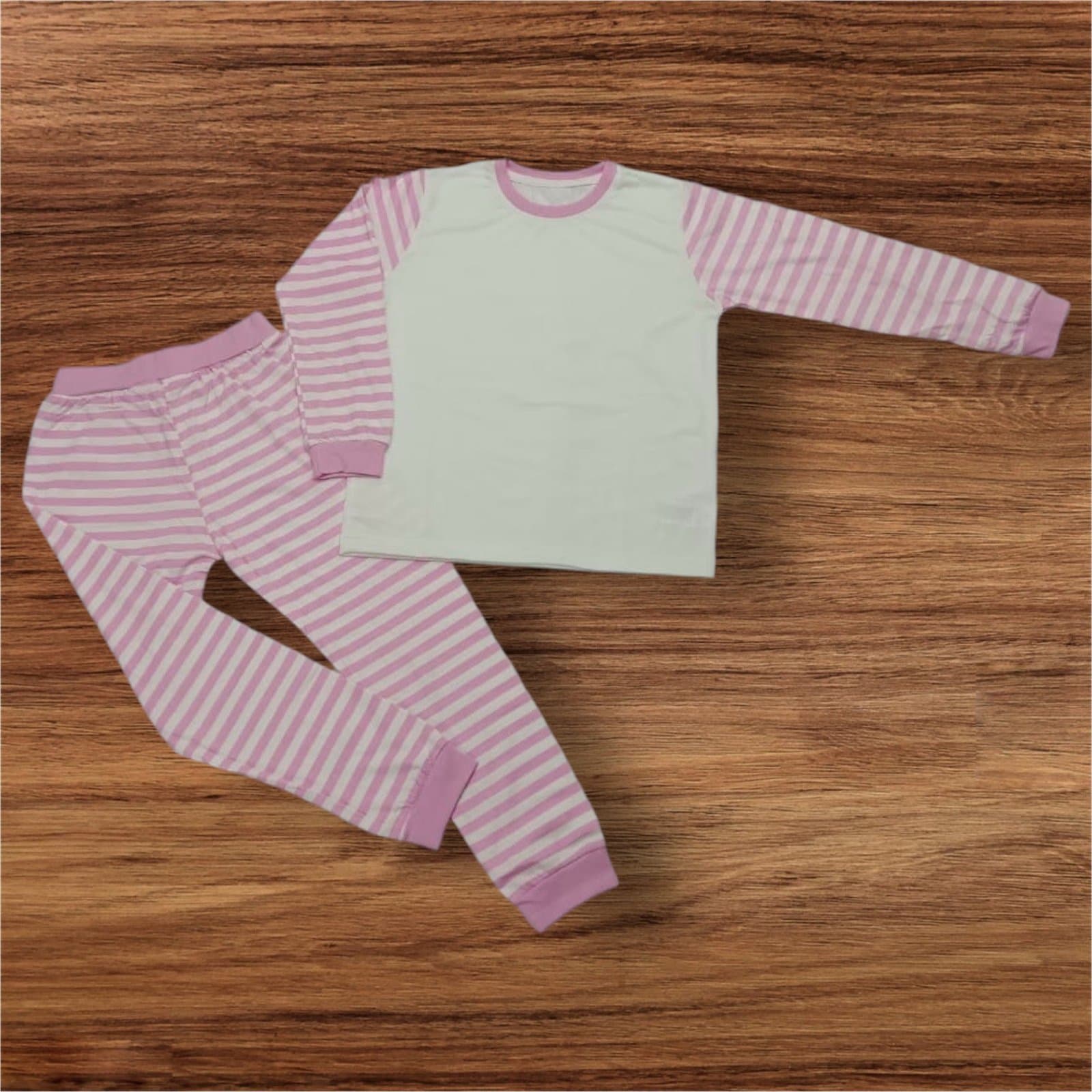 Pink Stripes PJs – Adults