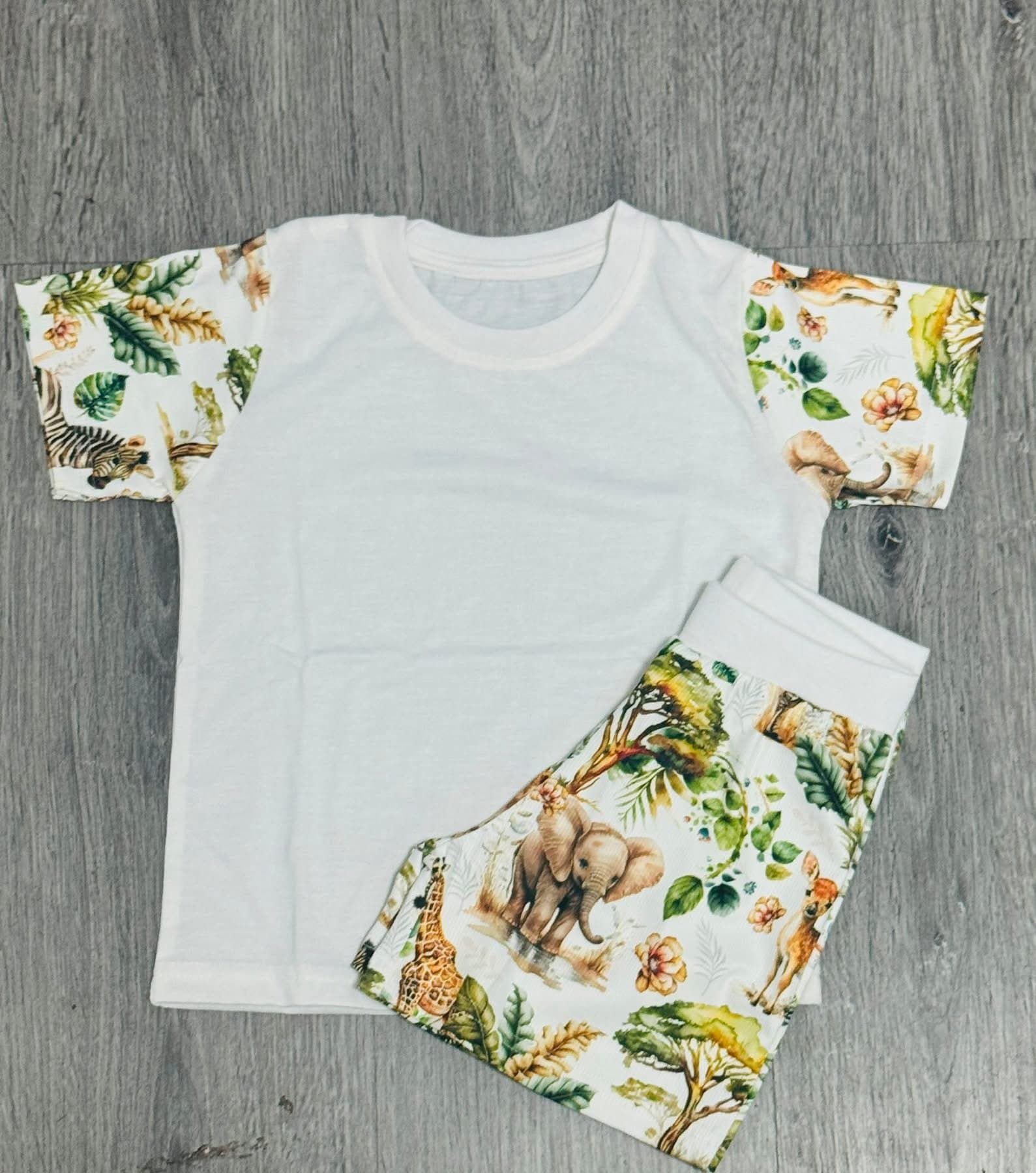 Jungle Safari Shorts Set
