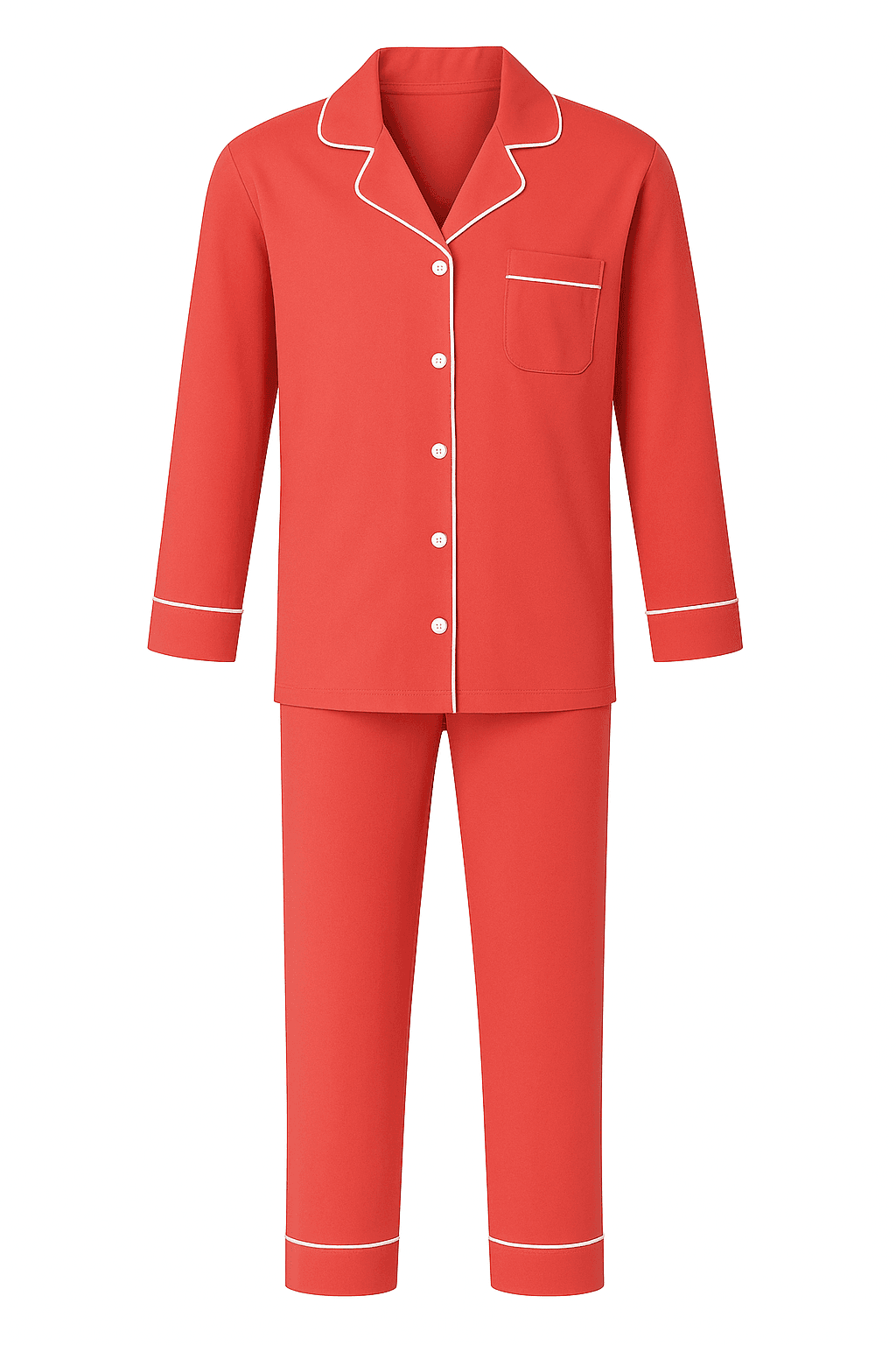 Red Collar Pjs – Adults