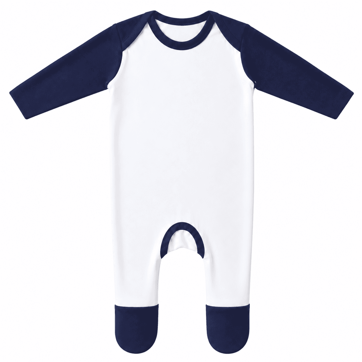 Sublimation Baby Romper – Navy Block