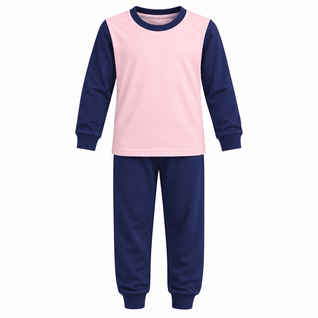 Navy Cotton PJs – Kids