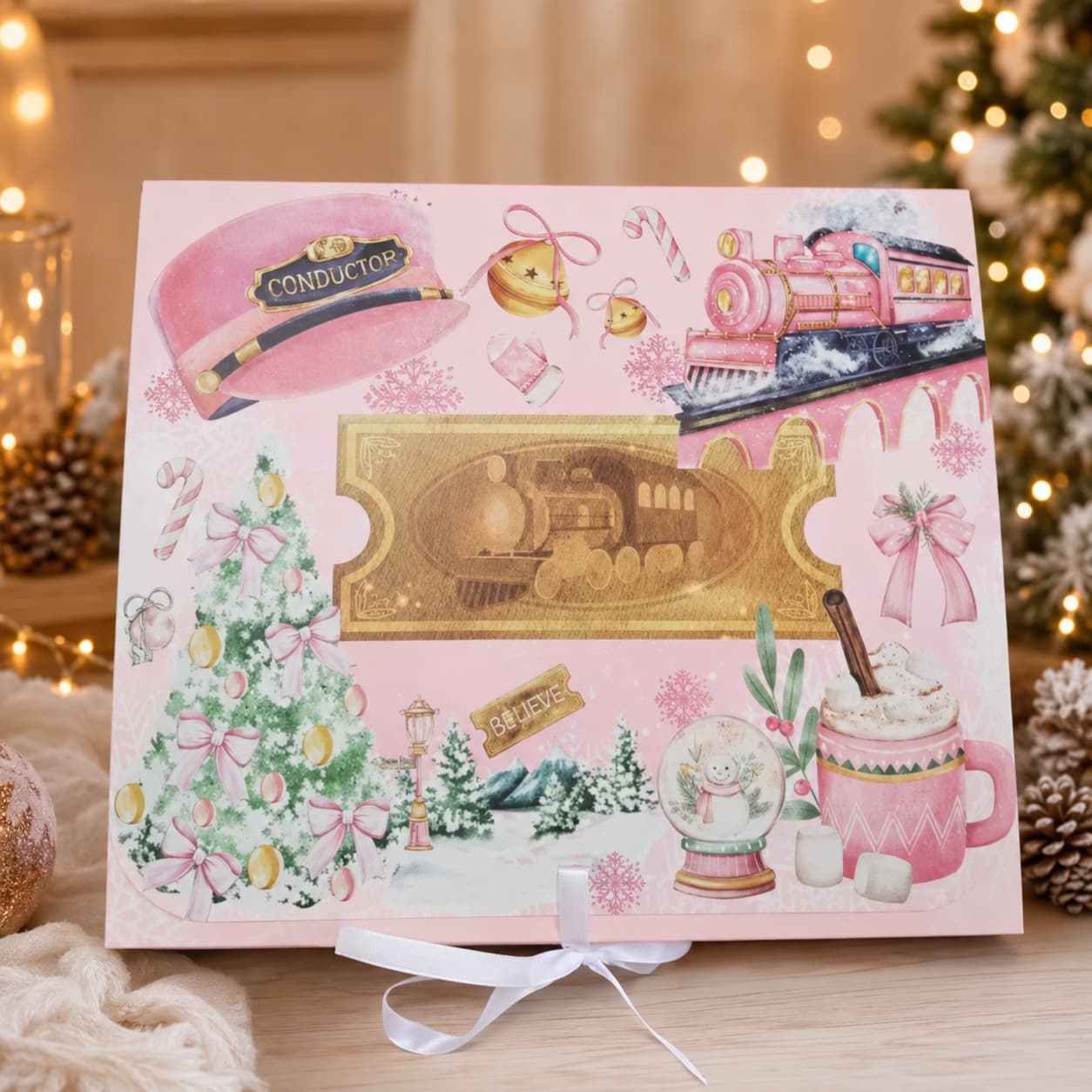 The Pink Express – Cups and Boxes and Tubs and Ticket (PREORDER)