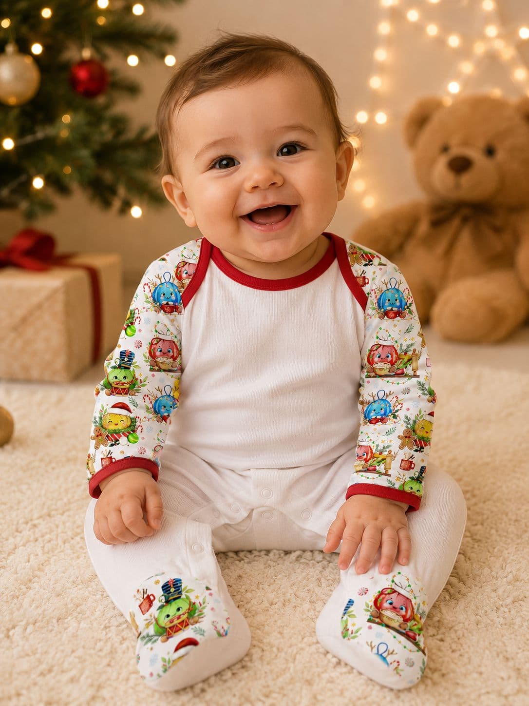 Christmas Dumpling Rompers – PREORDER