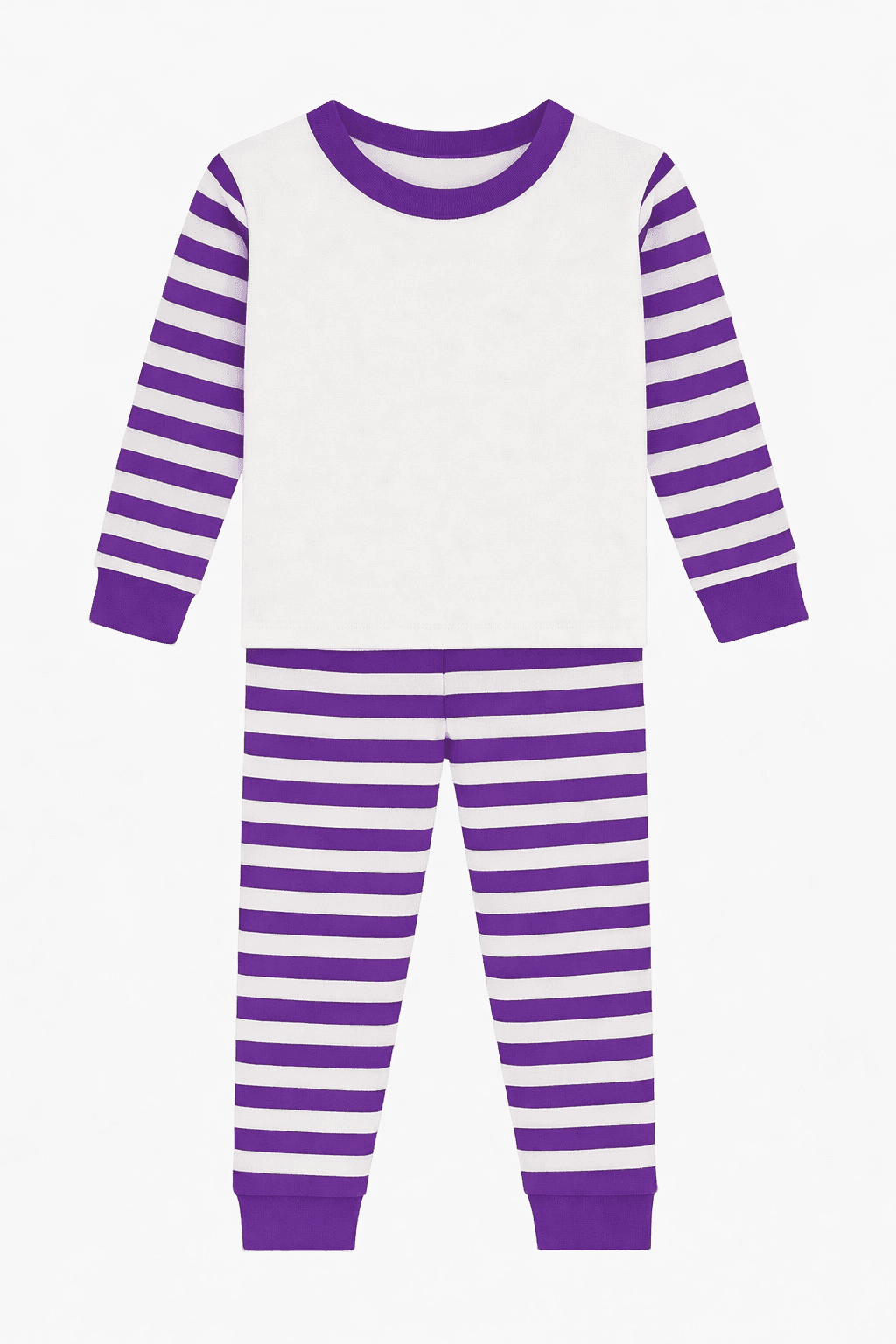 Purple Stripes PJs - Kids