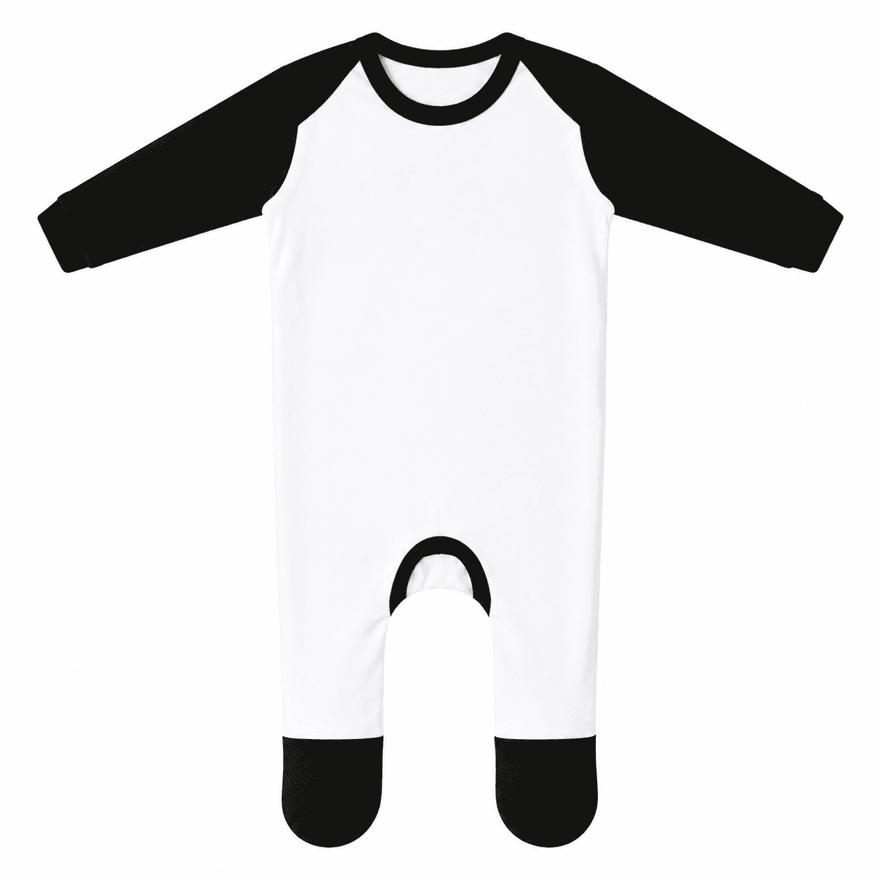 Sublimation Baby Romper – Black Block