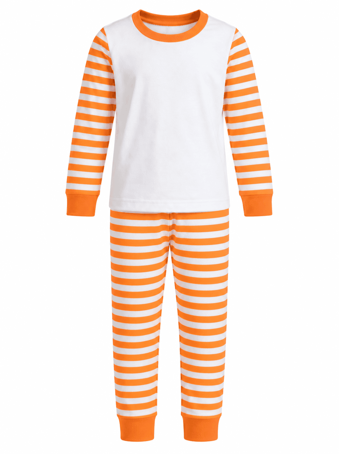 Orange Stripes PJs – Adults