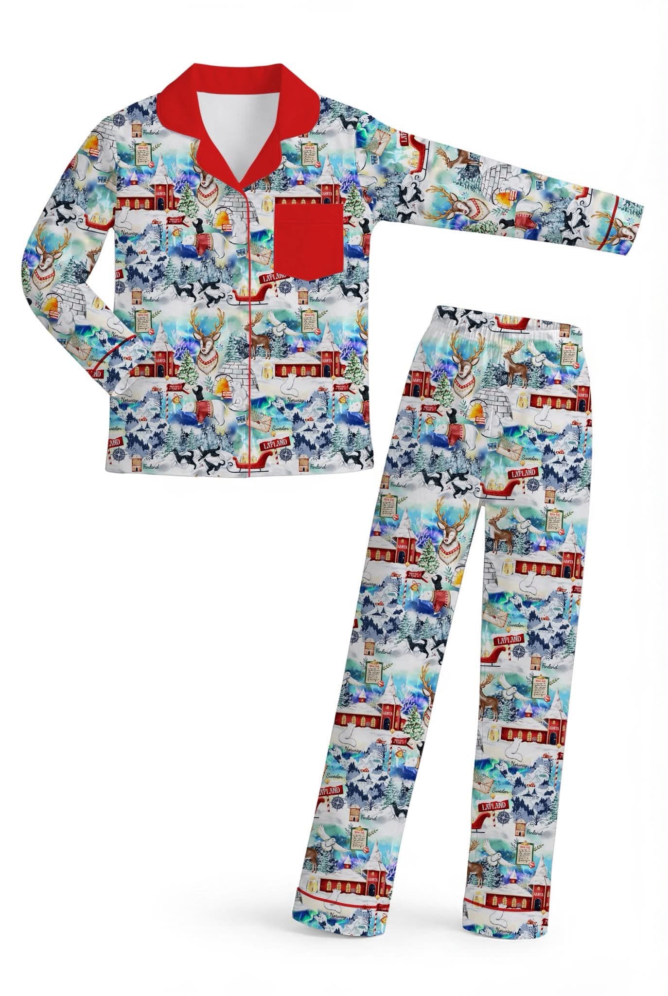 Lapland Collar PJs – Kids