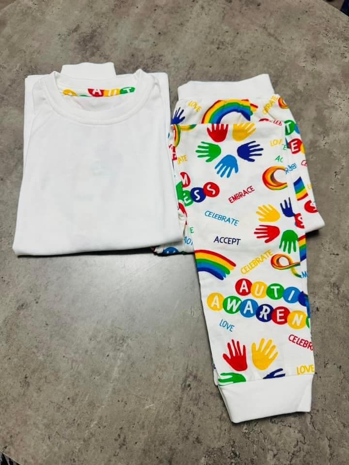 Autism Awareness – Printed Pjs – Kids